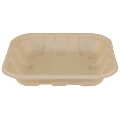 Tray Bamboo Pulp 12.5 x 12.5 x 2.0 cm
