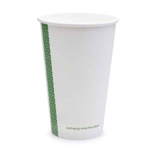 Hot Cup 10oz (350ml brim) x 11cm PLA-lined - 7.9cm Lid