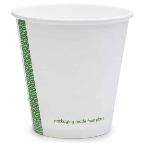 Hot Cup  8oz (330ml brim) PLA-lined - 8.9cm Lid