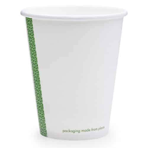 Hot Cup  8oz (280ml brim) PLA-lined - 7.9cm Lid