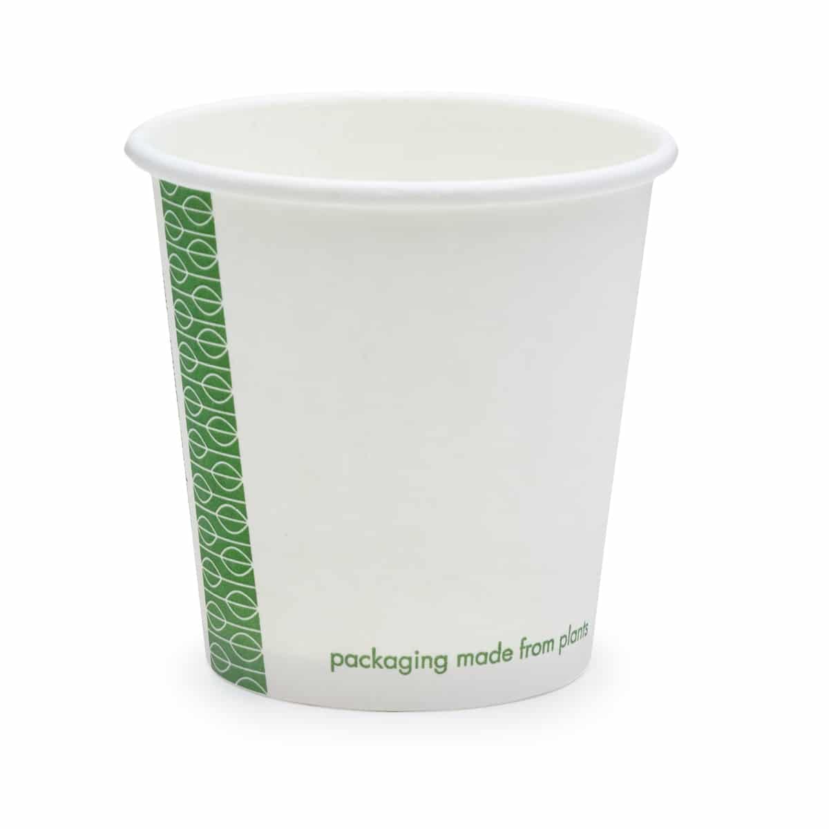 Hot Cup 4oz (120ml brim) PLA-lined - 6.2cm Lid