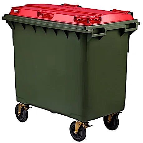 Bin MGB  660L 4 wheeled - Colour options, discount for >5