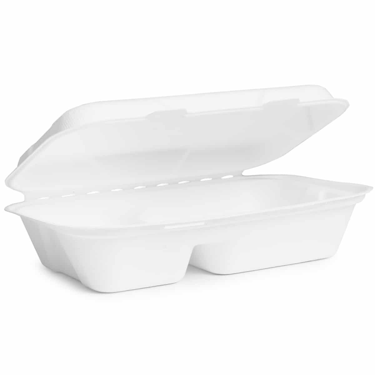 Clam Sugar Cane 25 x 16cm 2 Compartment