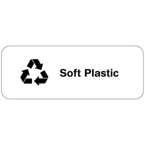 Bin Label Transparent - SOFT PLASTIC - for Bin Identification