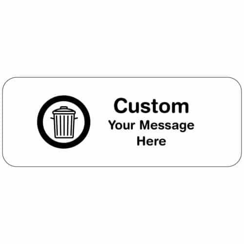 Bin Label Transparent - Other designs for Bin Identification - Price each