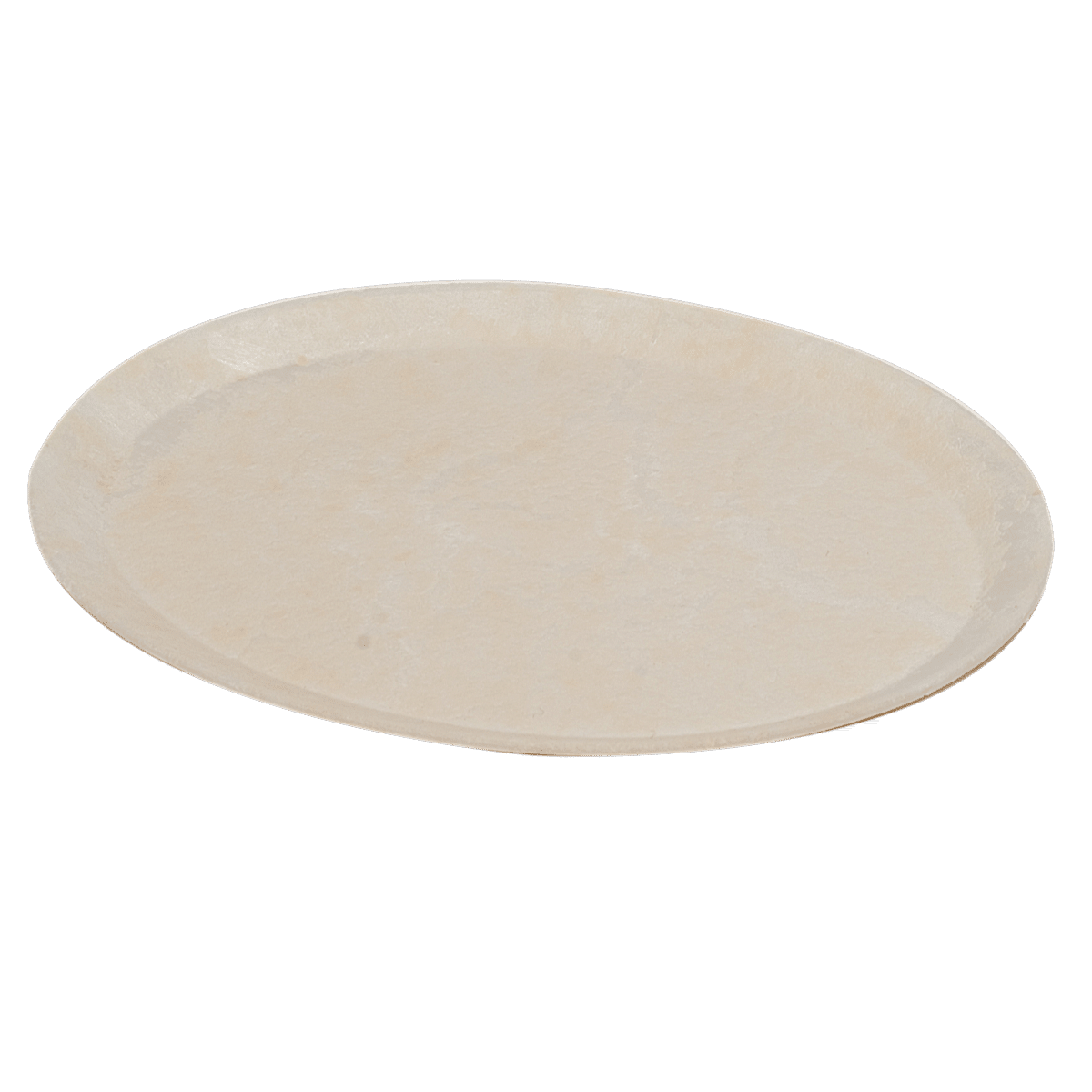 Plate Potatopak oval Small natural 20 x 15 x 1 cm