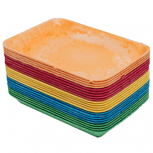 Tray Potatopak Small mixed colours 18 x 13 x 2cm