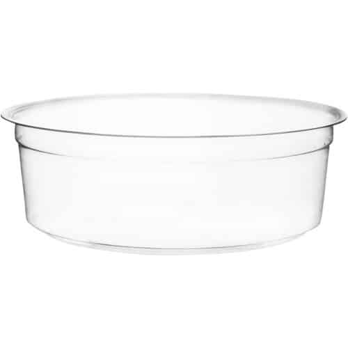 Round Deli  8oz 330ml brim PLA (fits 12cm lid)