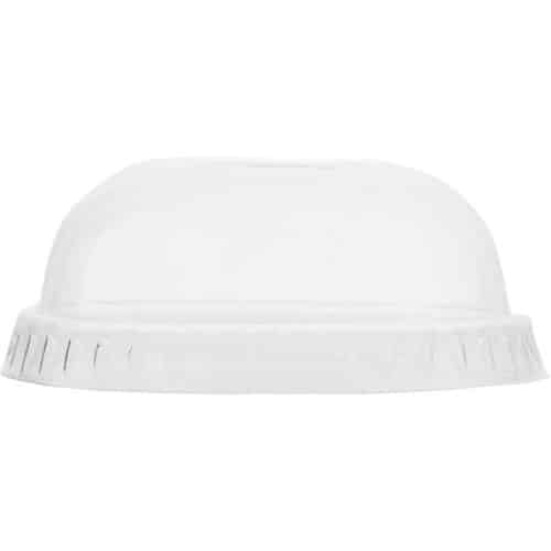 Cold Cup Lid 7.6cm dome straw hole PLA