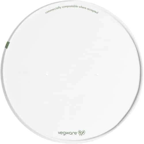 Container Lid 18.5cm Paper vented, PBS-lined