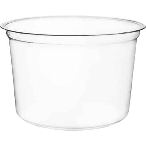 Round Deli 16oz 600ml brim PLA (fits 12cm lid)