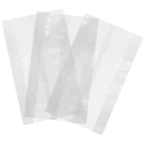 Bag barrier clear wood pulp - 16 x 22cm x 23mu with gusset