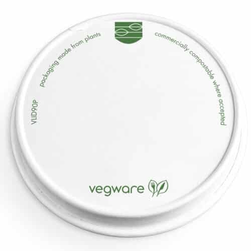 Container Lid 9cm Paper vented, PBS-lined