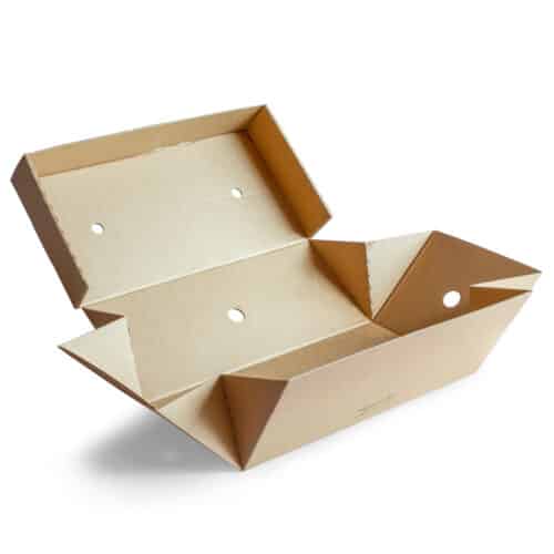 Clam premium burger box 25 x 12cm