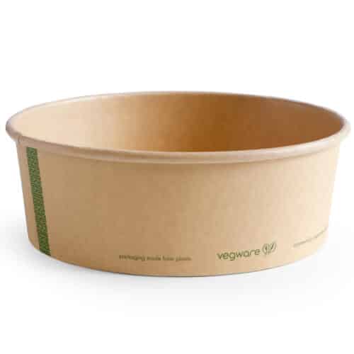Container 18.5cm 32oz (1200ml brim) kraft PLA-lined