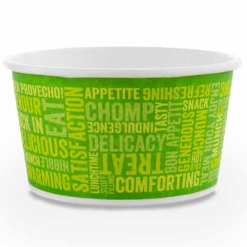 Container 11.5cm 16oz (560ml brim) PRINTED PLA-lined