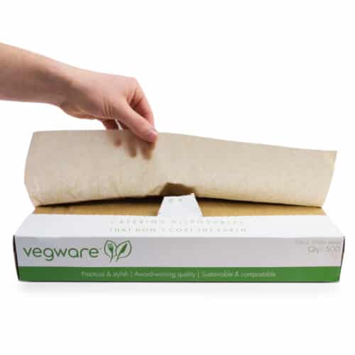 Wrap greaseproof unbleached - 38 x 27cm dispenser pack