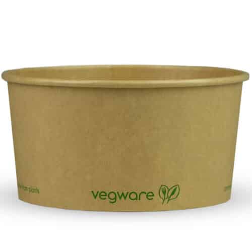Container 15cm 34oz (970ml brim) kraft PLA-lined