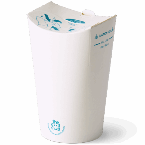 The Good Cup™ 12oz (350ml) x 12.5cm No Lid Home Compostable & Recyclable