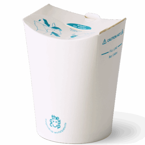 The Good Cup™ 08oz (240ml) x 9.5cm No Lid Home Compostable & Recyclable