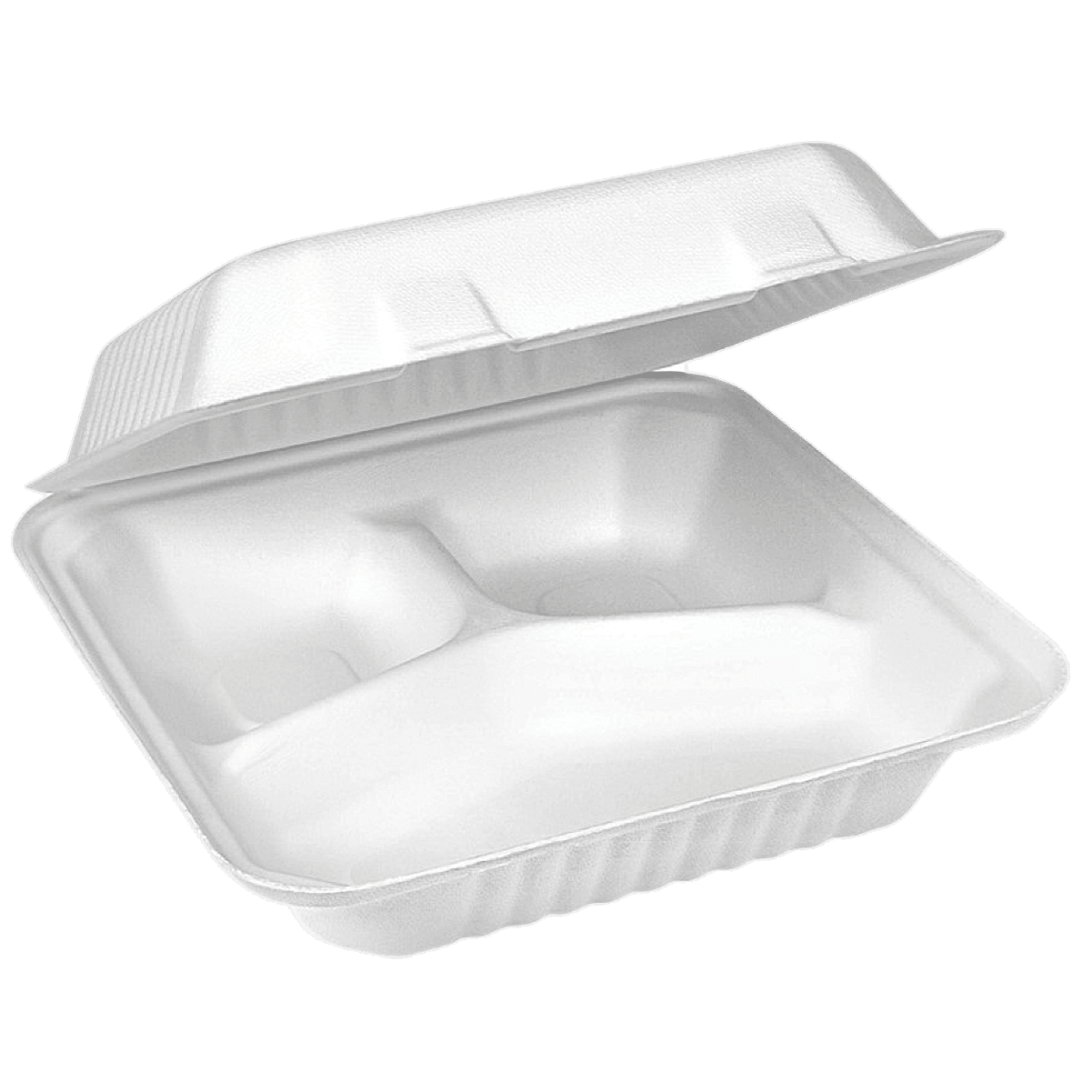 Clam Sugar Cane 20 x 21cm 3 Compartment