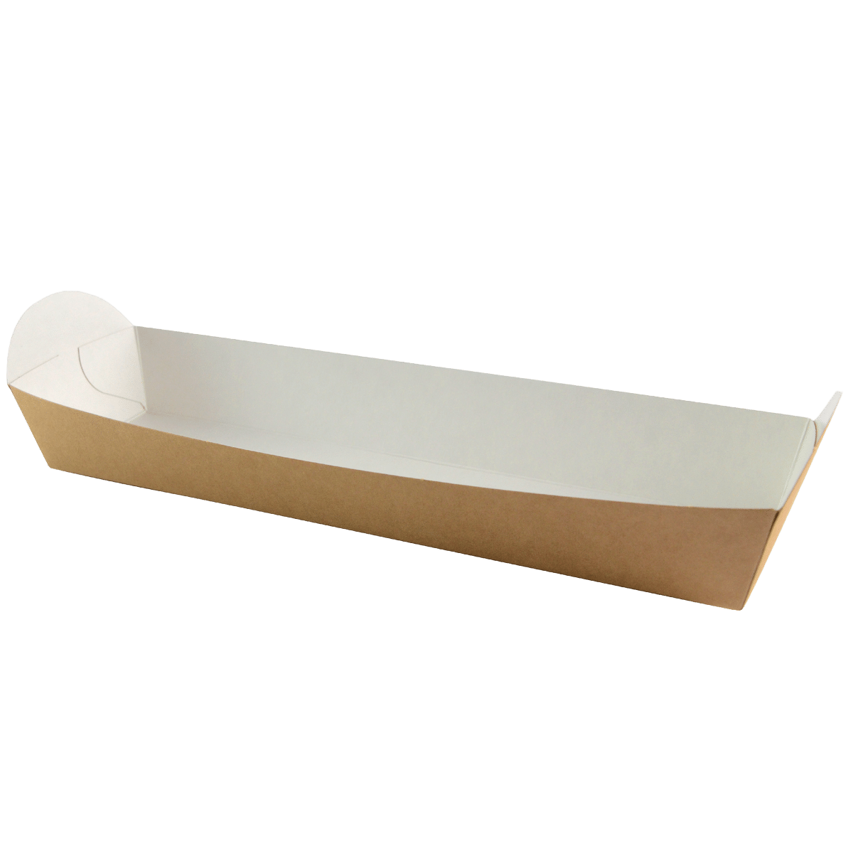 Tray kraft board baguette (24.5 x 6 x 3cm)