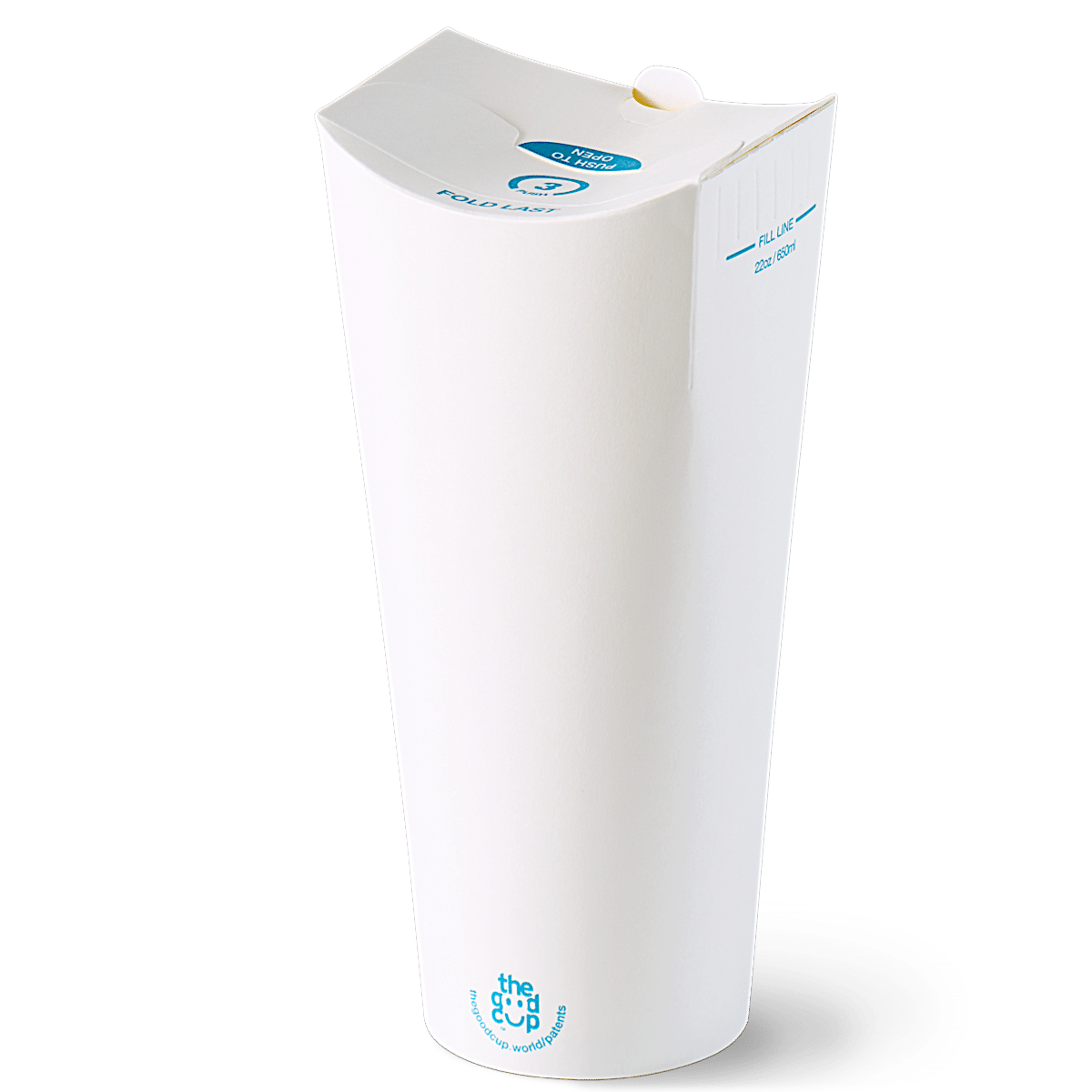 The Good Cup™ 22oz (650ml) x 18.5cm No Lid Home Compostable & Recyclable - Purchase Order required
