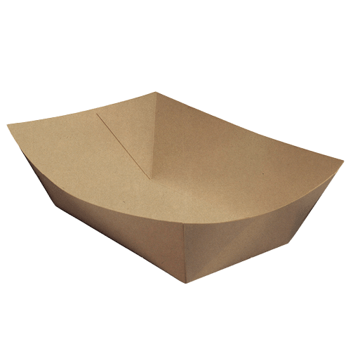 Tray kraft 800ml (21 x 18 x 5cm) Home Compostable