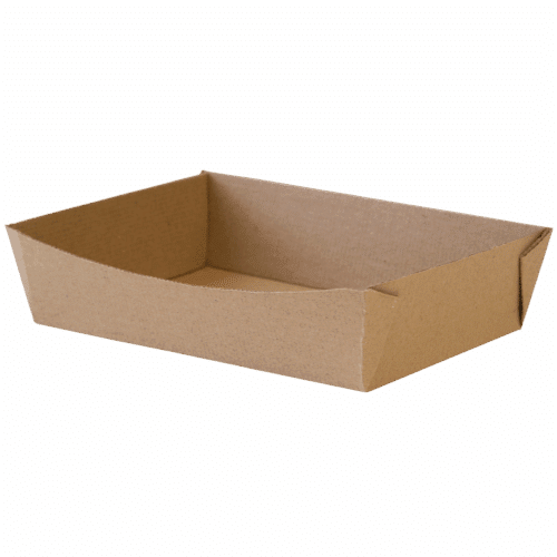 Tray kraft No Leak 20 x 15cm 750ml